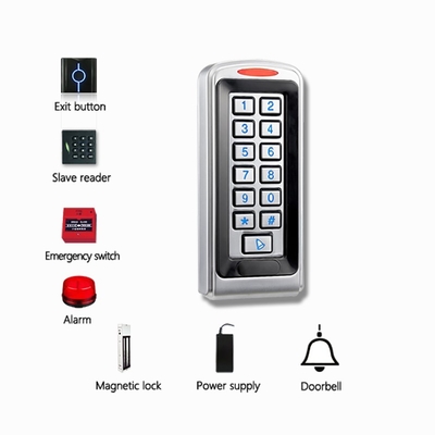 Outdoor Waterproof IP68 and Anti-vandal RFID Card Access Control Reader with Metal Cover