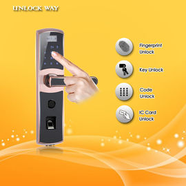 Electric Intelligent Password and Biometric Fingerprint Door Lock with Remote Control Function
