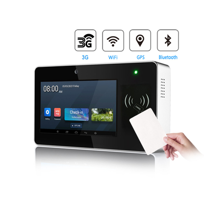 ワイヤレス 3G アンドロイド 指紋 RFID カード タイムアテンデンス システム 端末 WIFI と GPS