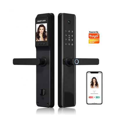 スマート指紋 無線ドアロック ホテル用 カード用/デジタルドアロック ホテル用 カメラ ツヤ Wifi または TTLock